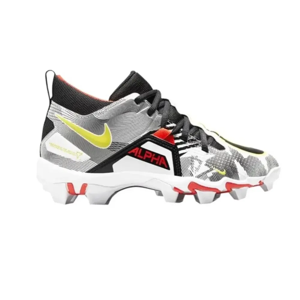 Nike Alpha Menace 3 Shark Russell Wilson Football Cleats Youth 5.5Y White Volt
